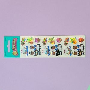 Vintage Sandylion Thanksgiving NIP MIP Pilgrim Bears Vintage Stickers